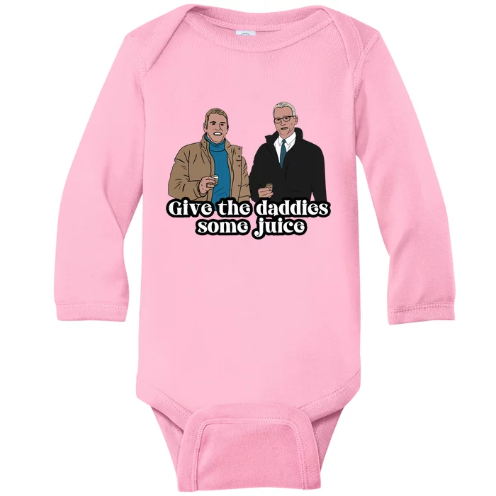 Give The Daddies Some Juice Funny For ManS And WomanS Baby Long Sleeve Bodysuit