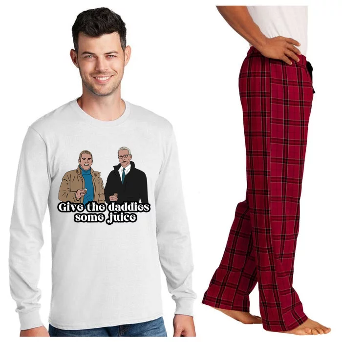 Give The Daddies Some Juice Funny For ManS And WomanS Long Sleeve Pajama Set