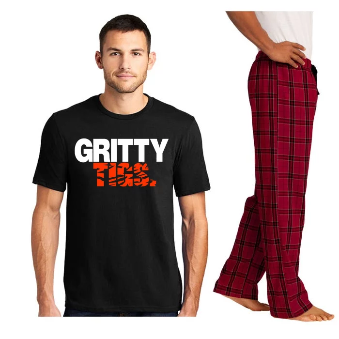 Gritty Tigs Detroit Baseball Pajama Set