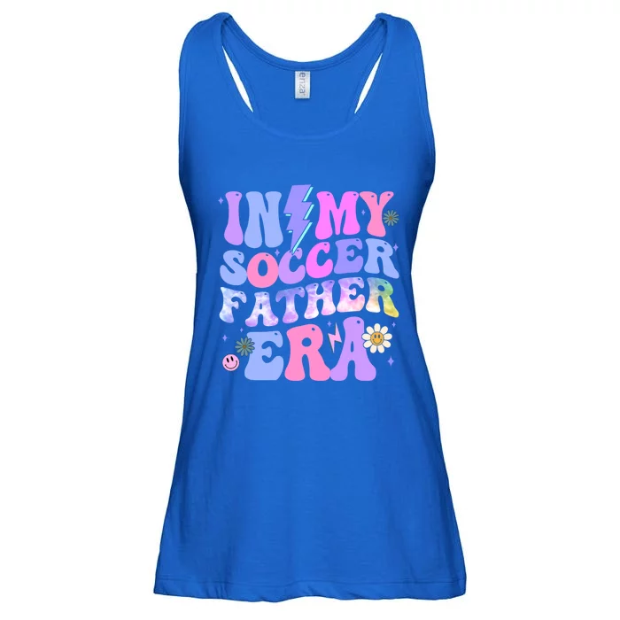 Groovy Tie Dye In My Soccer Father Era Gift Ladies Essential Flowy Tank