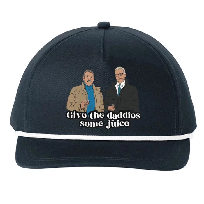 Give The Daddies Some Juice Snapback Five-Panel Rope Hat