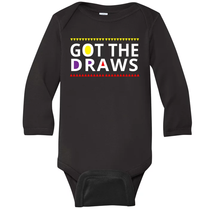 Got The Draws 90s Baby Long Sleeve Bodysuit