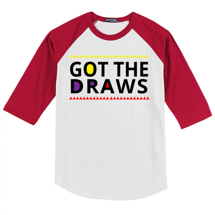 Got The Draws 90s Kids Colorblock Raglan Jersey