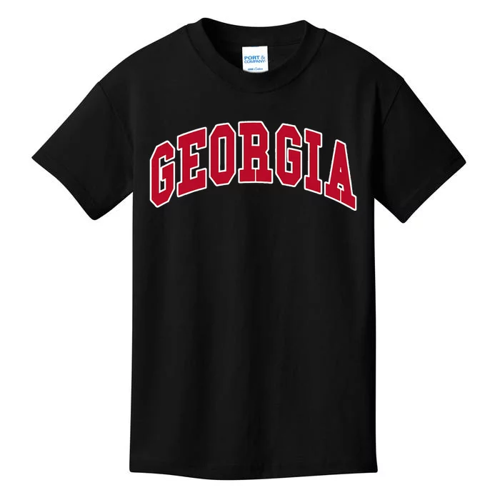 Georgia Throwback Design Classic Kids T-Shirt