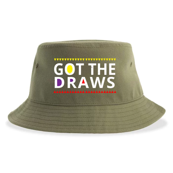 Got The Draws 90s Vintage Distress Sustainable Bucket Hat