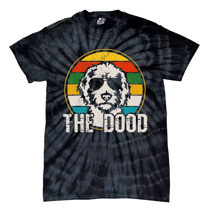 Goldendoodle The Dood Vintage Retro Dog Tie-Dye T-Shirt