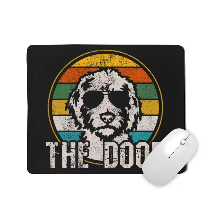 Goldendoodle The Dood Vintage Retro Dog Mousepad