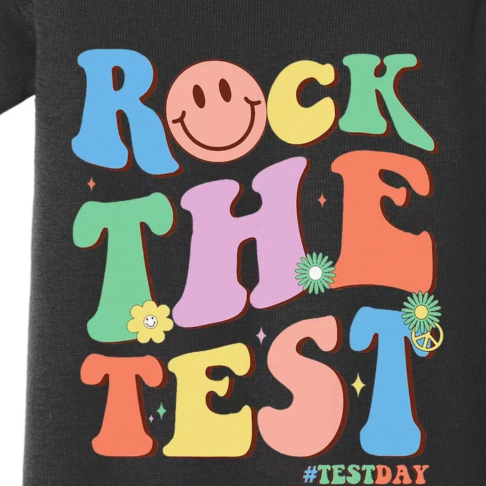 Groovy Test Day Teacher Testing Day Exam End of Year Baby Bodysuit