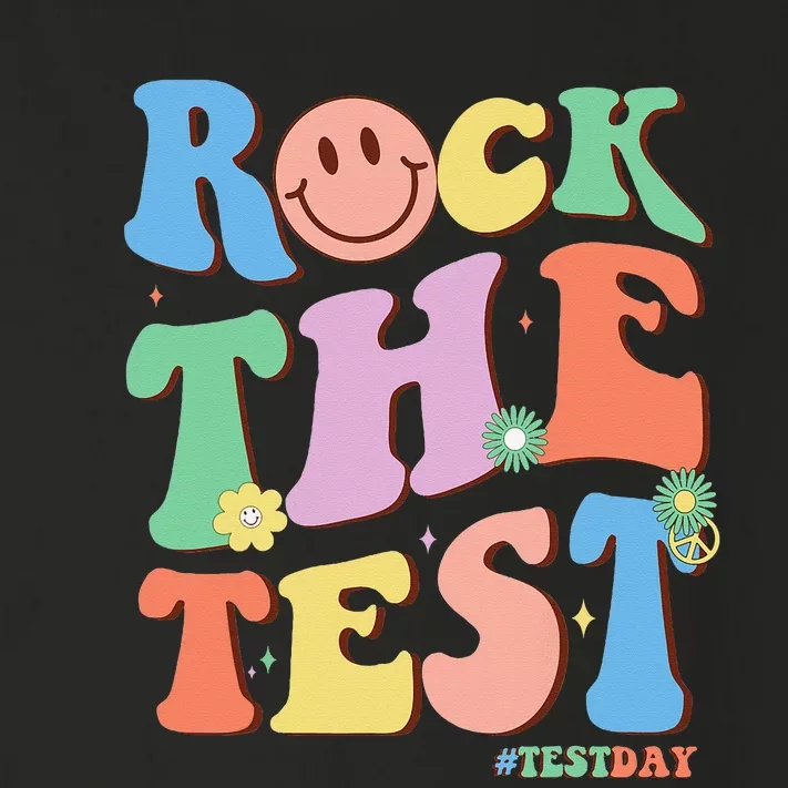 Groovy Test Day Teacher Testing Day Exam End of Year Toddler Long Sleeve Shirt