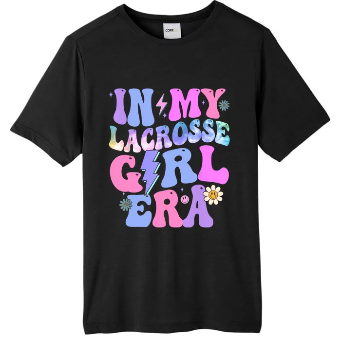 Groovy Tie Dye In My Lacrosse Girl Era ChromaSoft Performance T-Shirt