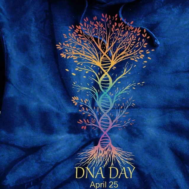 Genetic Tree DNA Day Woman Tie Dye Hoodie