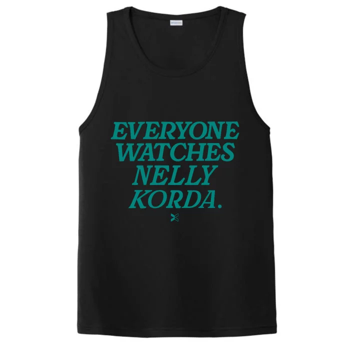 Green Togethxr Everyone Watches Nelly Korda Performance Tank