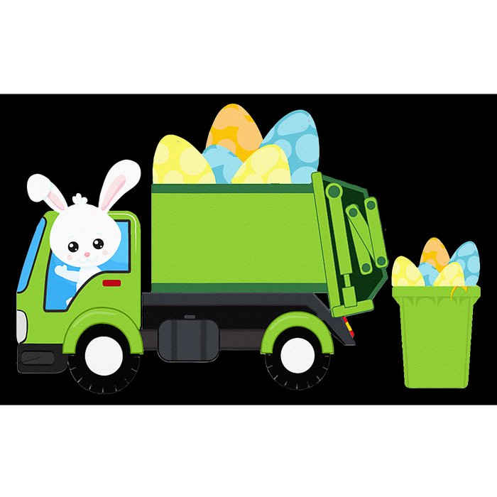 Garbage Truck Easter Bunny Egg Hunt Bumper Sticker