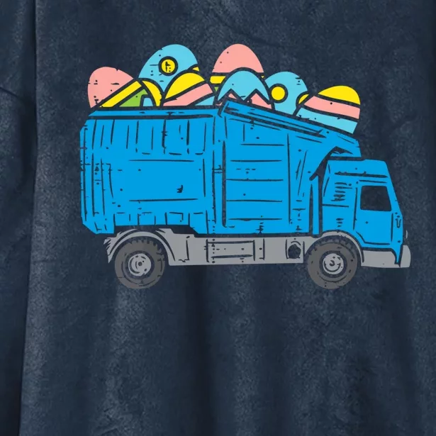 Garbage Truck Eggs Cute Easter Day Egg Hunting Gift Hooded Wearable Blanket