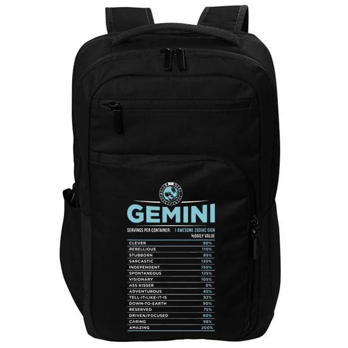 Gemini Traits Facts Horoscope Zodiac Astrological Sign Impact Tech Backpack