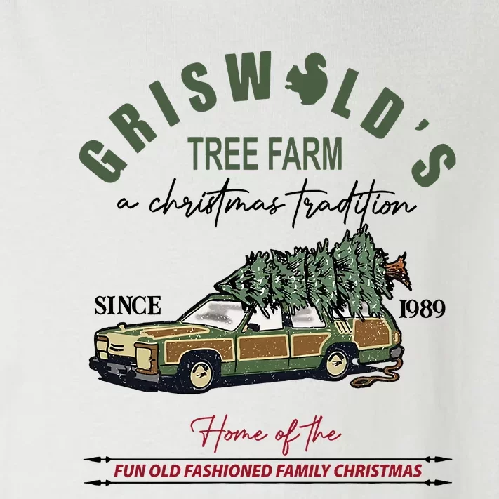 Griswold's Tree Farm Since 1989 Christmas Holiday Gift Toddler Long Sleeve Shirt