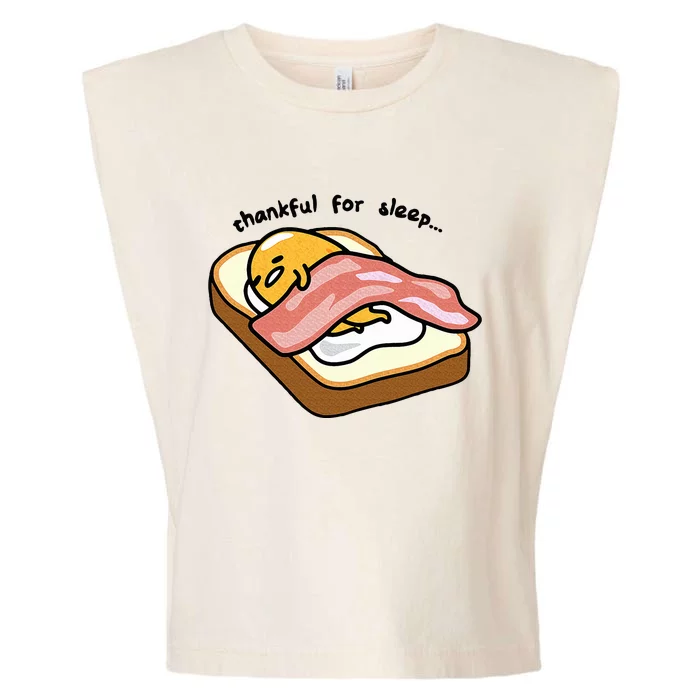 Gudetama Thankful For Sleep Toasty Garment-Dyed Women's Muscle Tee