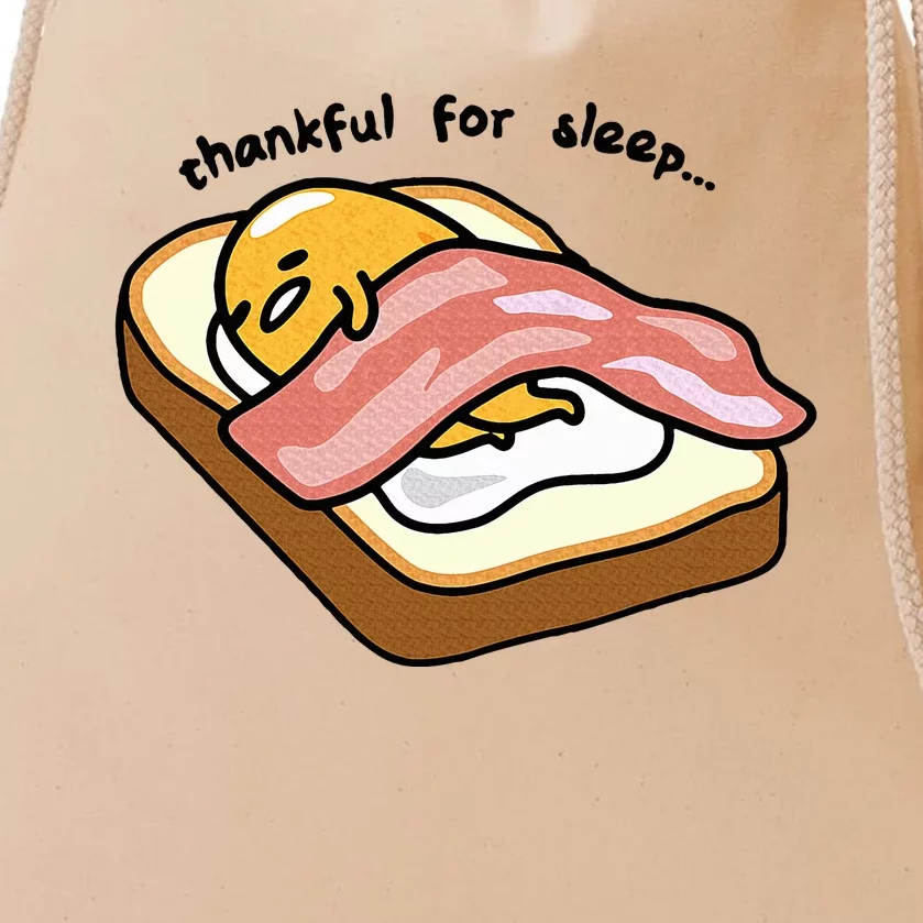 Gudetama Thankful For Sleep Toasty Drawstring Bag