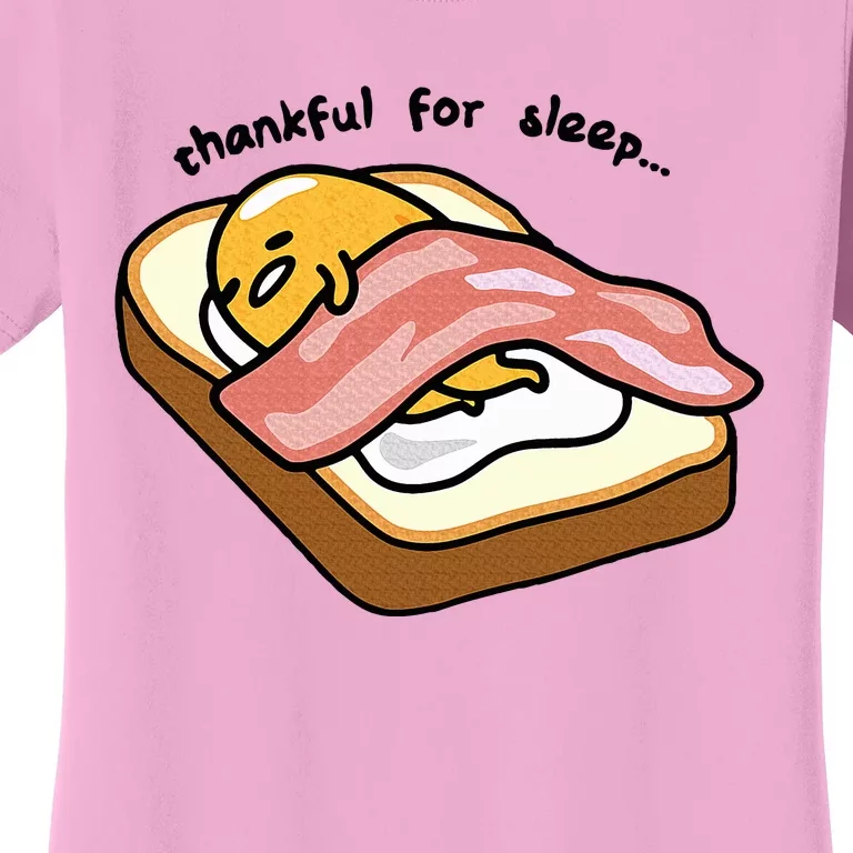 Gudetama Thankful For Sleep Toasty Women's T-Shirt