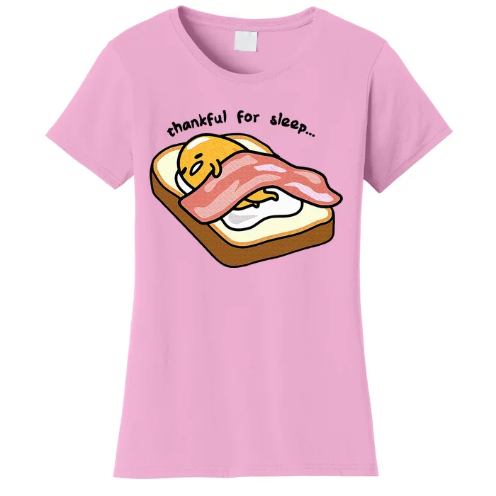 Gudetama Thankful For Sleep Toasty Women's T-Shirt