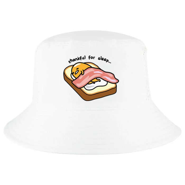 Gudetama Thankful For Sleep Toasty Cool Comfort Performance Bucket Hat