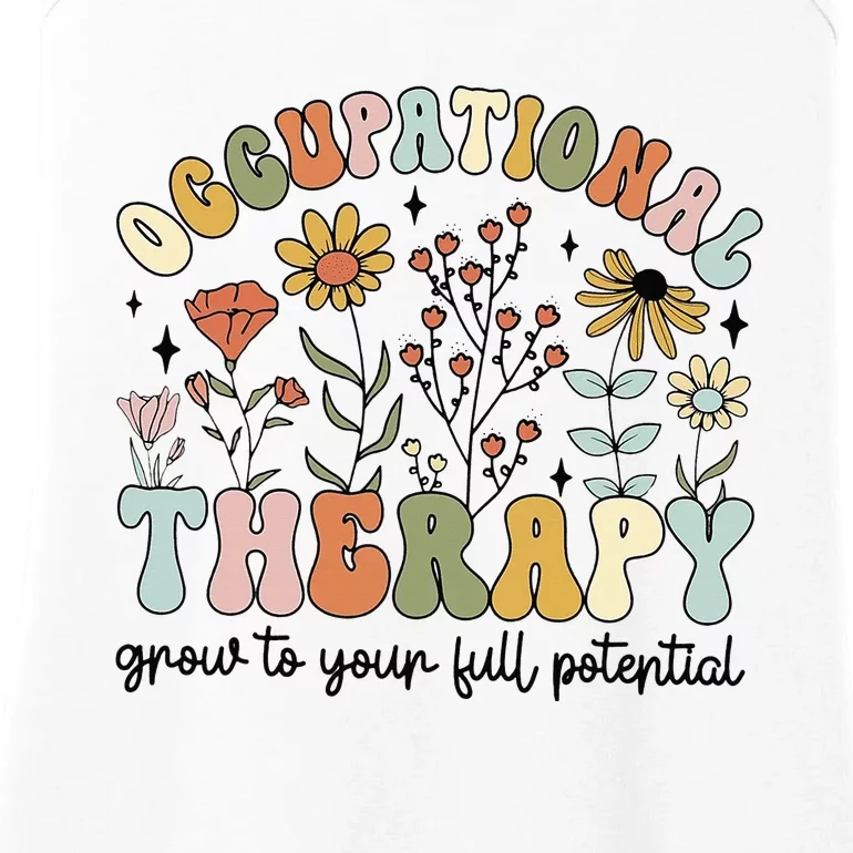 Grow To Full Potential Occupational Therapy OT Therapist Ladies Essential Tank