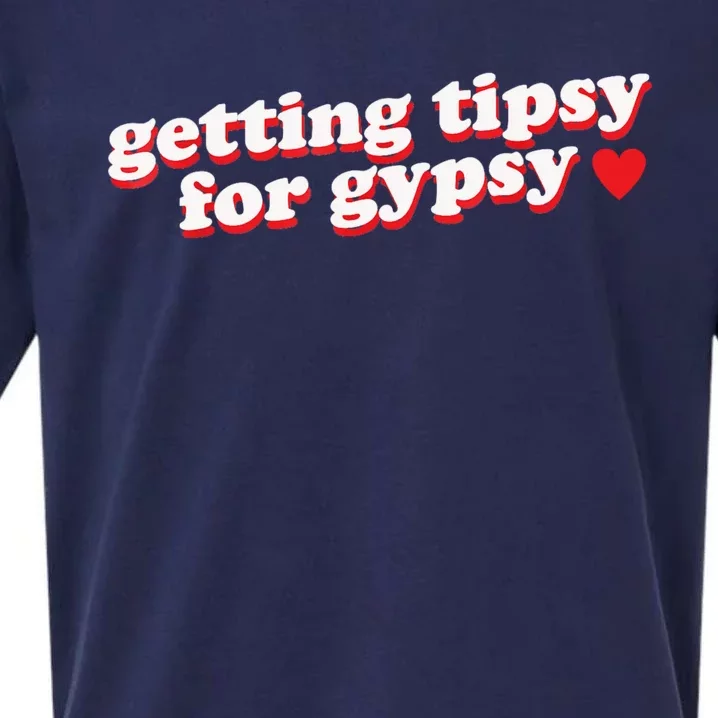 Getting Tipsy For Gypsy Iconic Slogan Sueded Cloud Jersey T-Shirt