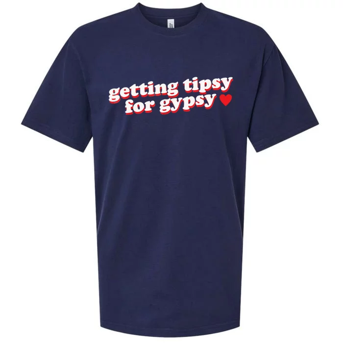 Getting Tipsy For Gypsy Iconic Slogan Sueded Cloud Jersey T-Shirt