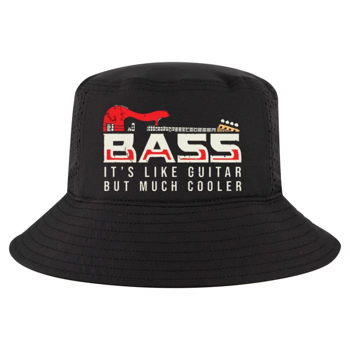 Guitar Themed For Bass Guitar Musician Cool Comfort Performance Bucket Hat