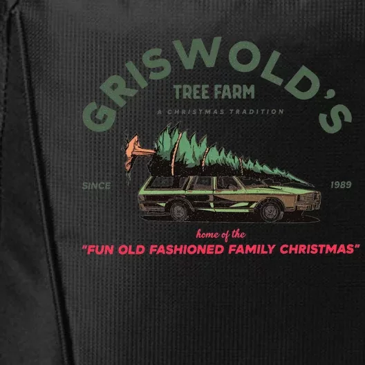 Griswold's Tree Farm A Christmas Tradition Christmas Gift City Backpack