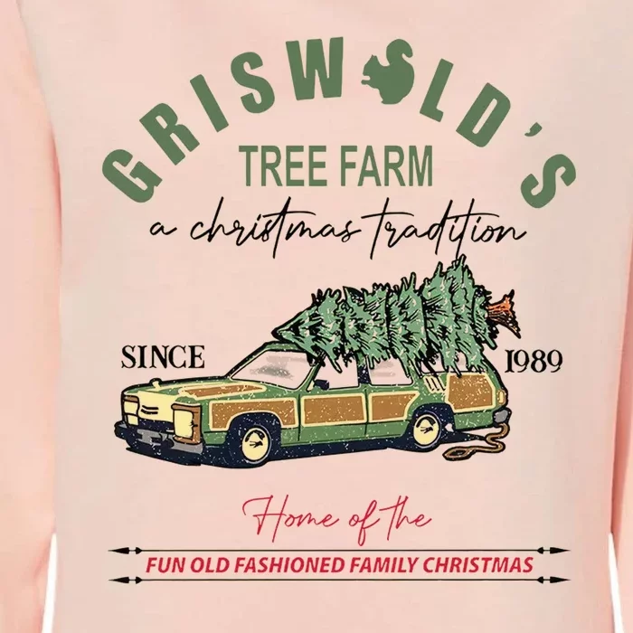 Griswold's Tree Farm A Christmas Tradition Christmas Gift Womens California Wash Sweatshirt