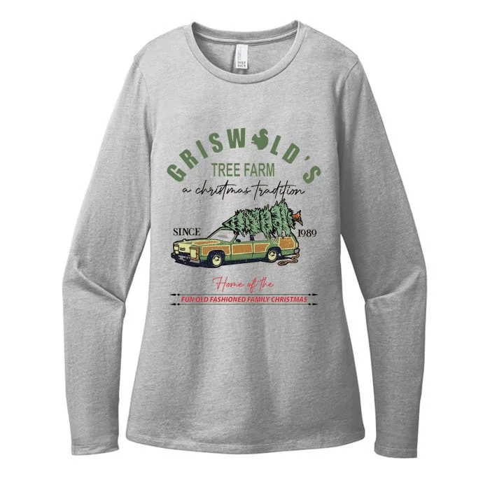 Griswold's Tree Farm A Christmas Tradition Christmas Gift Womens CVC Long Sleeve Shirt