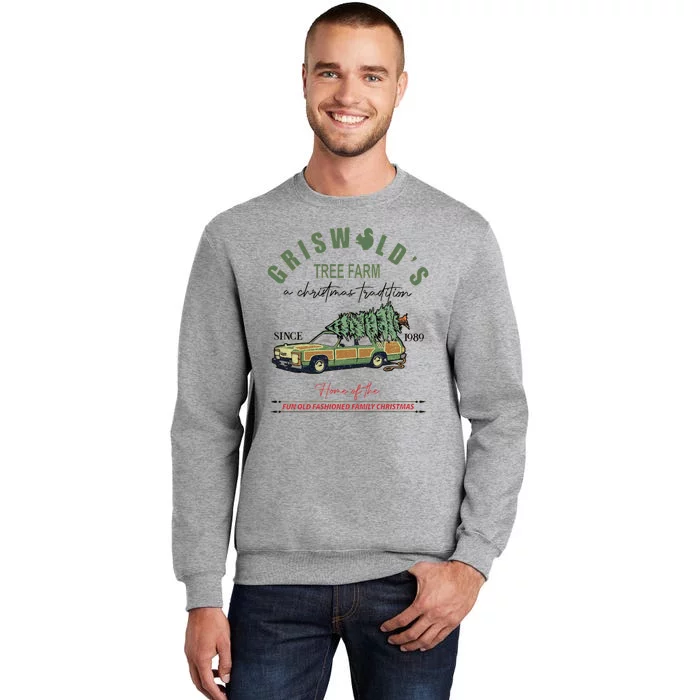 Griswold's Tree Farm A Christmas Tradition Christmas Gift Tall Sweatshirt