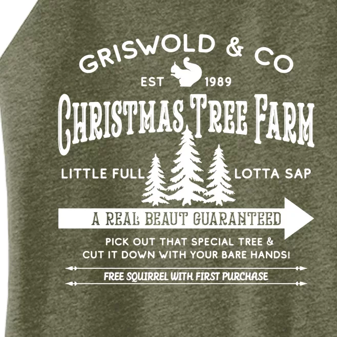 Griswold's Tree Farm A Christmas Tradition Christmas Gift Women’s Perfect Tri Rocker Tank