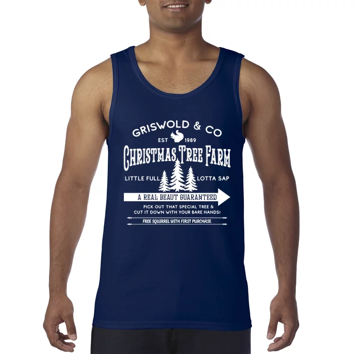 Griswold's Tree Farm A Christmas Tradition Christmas Gift Tank Top