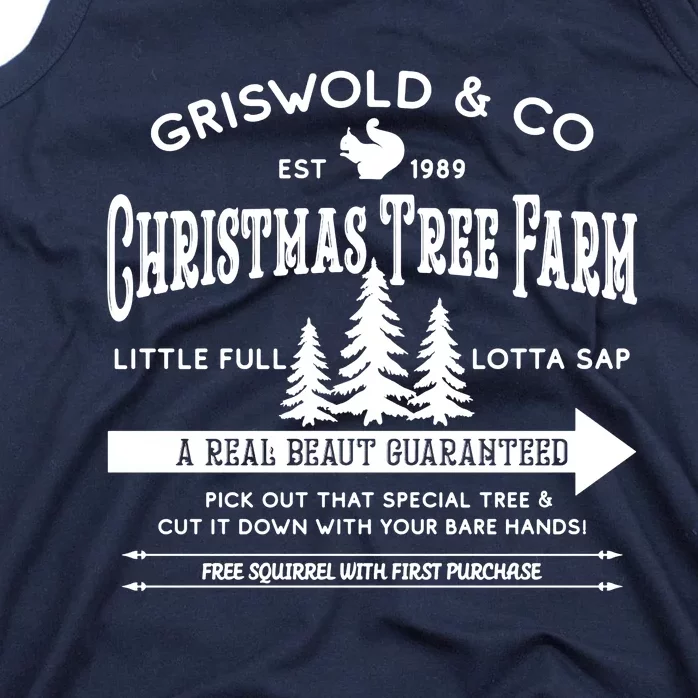 Griswold's Tree Farm A Christmas Tradition Christmas Gift Tank Top