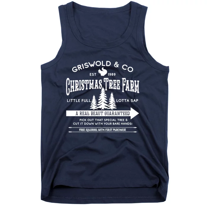 Griswold's Tree Farm A Christmas Tradition Christmas Gift Tank Top