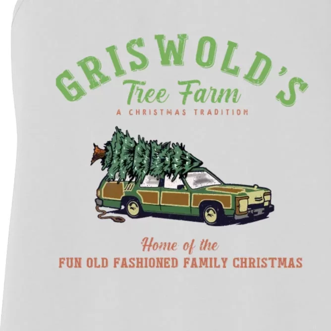 Griswold’s Tree Farm A Christmas Tradition Shirt Griswold’s Tree Farm Christmas Women's Racerback Tank