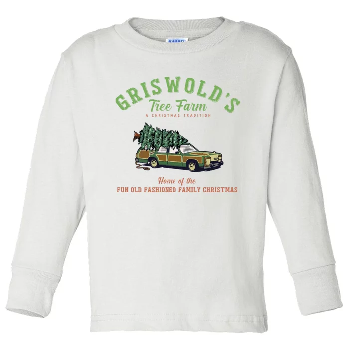 Griswold’s Tree Farm A Christmas Tradition Shirt Griswold’s Tree Farm Christmas Toddler Long Sleeve Shirt