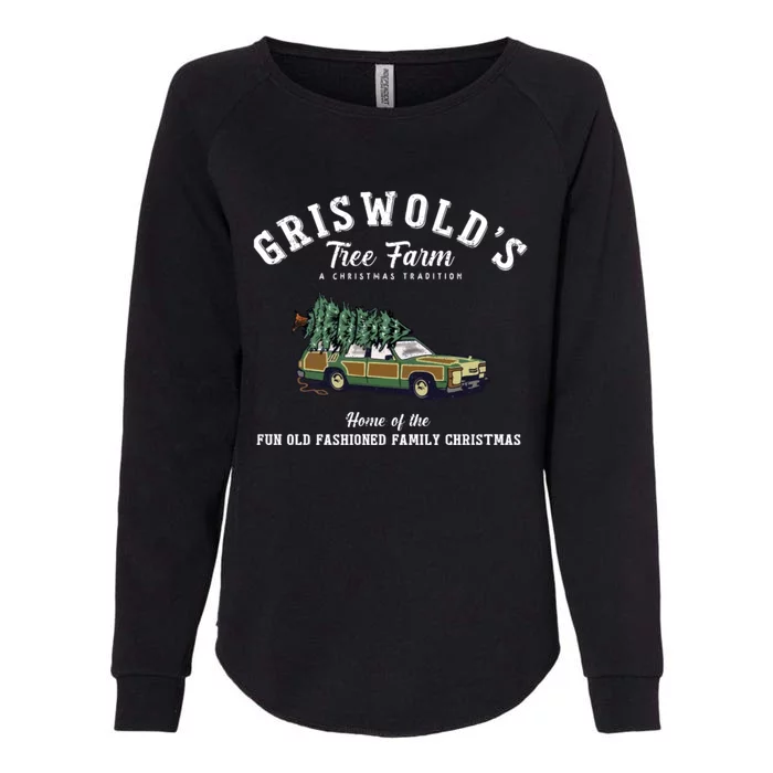 Griswold’s Tree Farm A Christmas Tradition Shirt Griswold’s Tree Farm Christmas Womens California Wash Sweatshirt