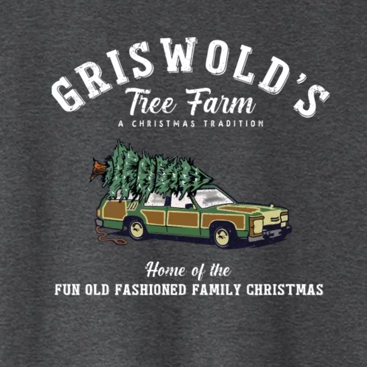 Griswold’s Tree Farm A Christmas Tradition Shirt Griswold’s Tree Farm Christmas Women's Crop Top Tee