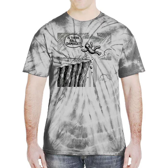 Gravity Test Funny Gamer Is There Fall Damage Tie-Dye T-Shirt