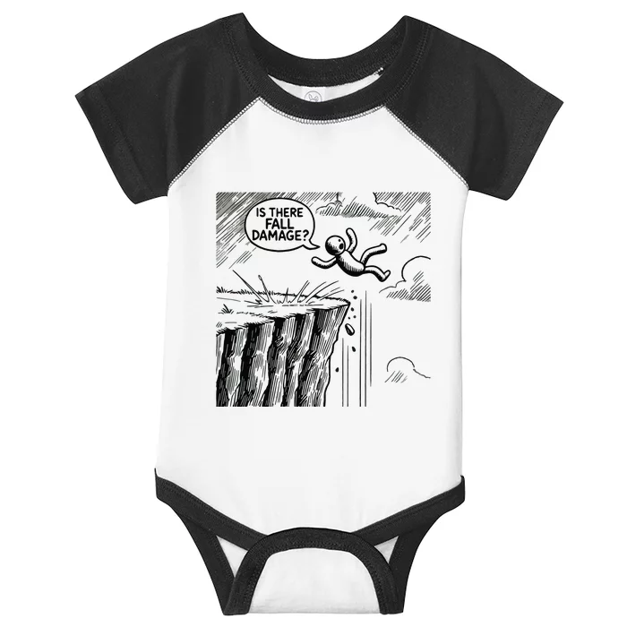 Gravity Test Funny Gamer Is There Fall Damage Infant Baby Jersey Bodysuit