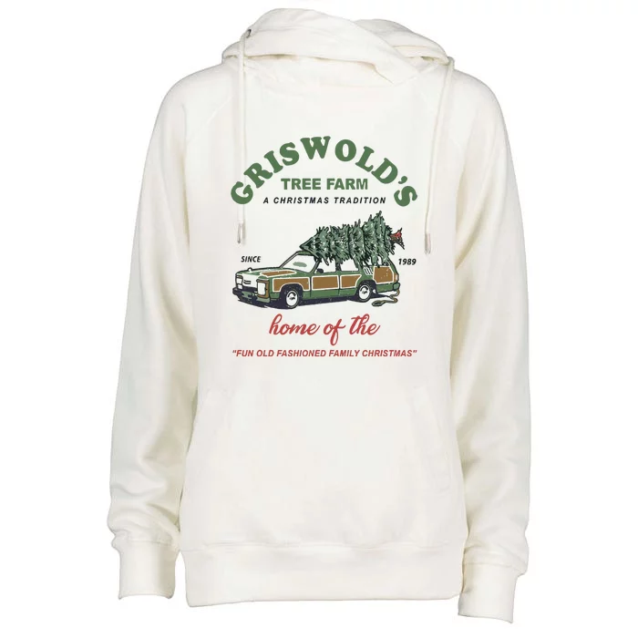 Griswold’s Tree Farm A Christmas Tradition Shirt Griswold’s Tree Farm Christmas Womens Funnel Neck Pullover Hood