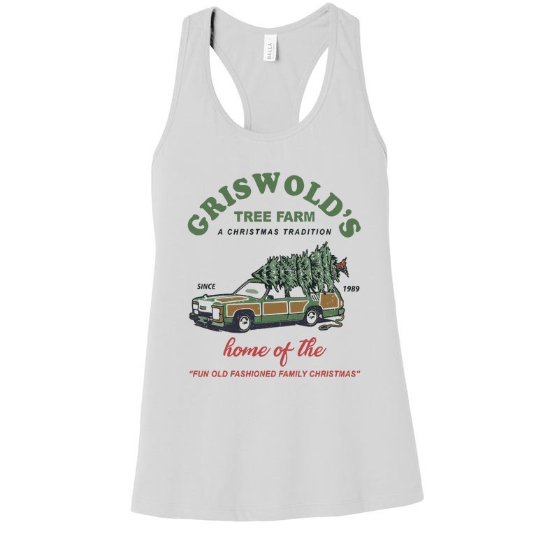 Griswold’s Tree Farm A Christmas Tradition Shirt Griswold’s Tree Farm Christmas Women's Racerback Tank