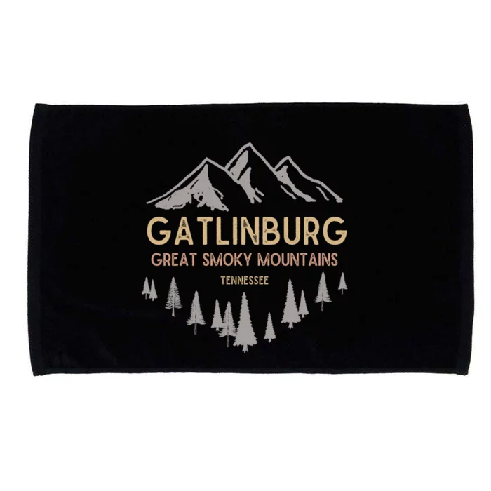 Gatlinburg Tennessee Funny Gift Great Smoky Mountains Souvenir Microfiber Hand Towel