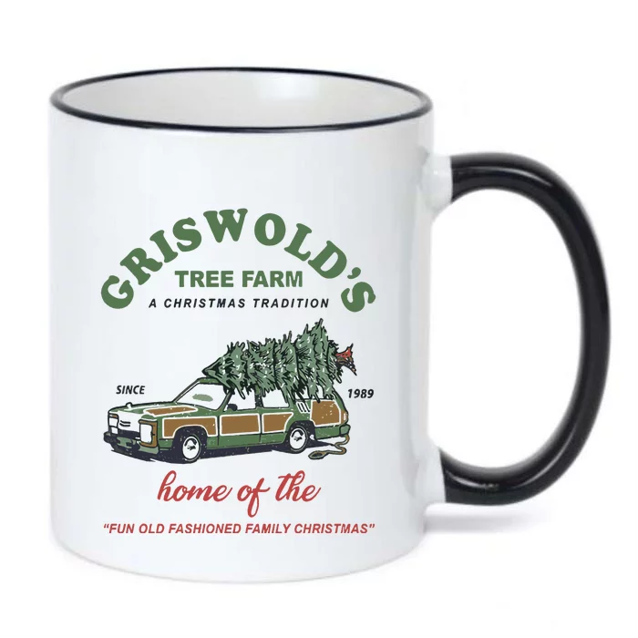 Griswold’s Tree Farm A Christmas Tradition Griswold’s Tree Farm Christmas Black Color Changing Mug