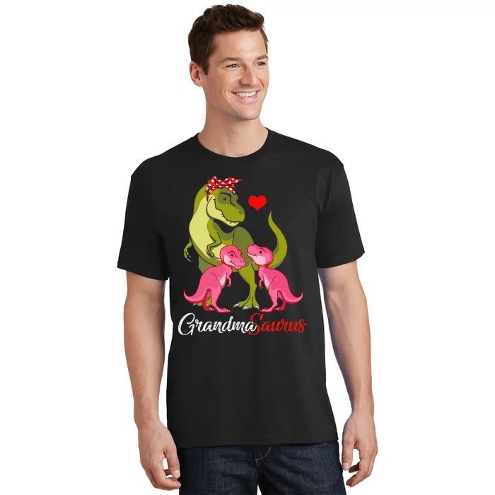 Grandmasaurus Trex Grandma Saurus Dinosaur T-Shirt