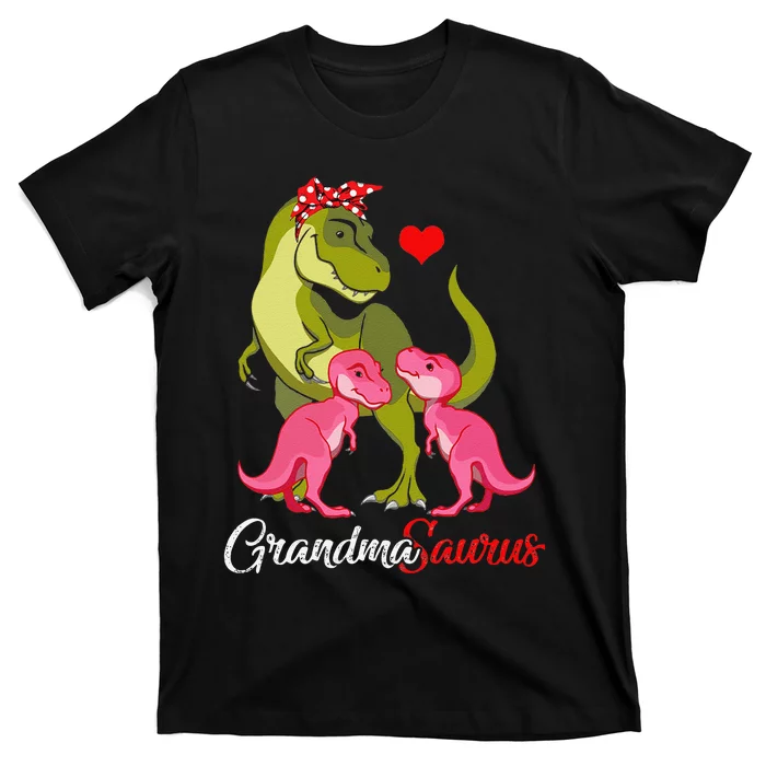 Grandmasaurus Trex Grandma Saurus Dinosaur T-Shirt