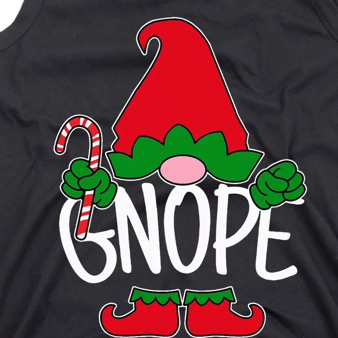 Gnope Tomte Garden Gnome Scandinavian Sweden Nope Not Today Tank Top